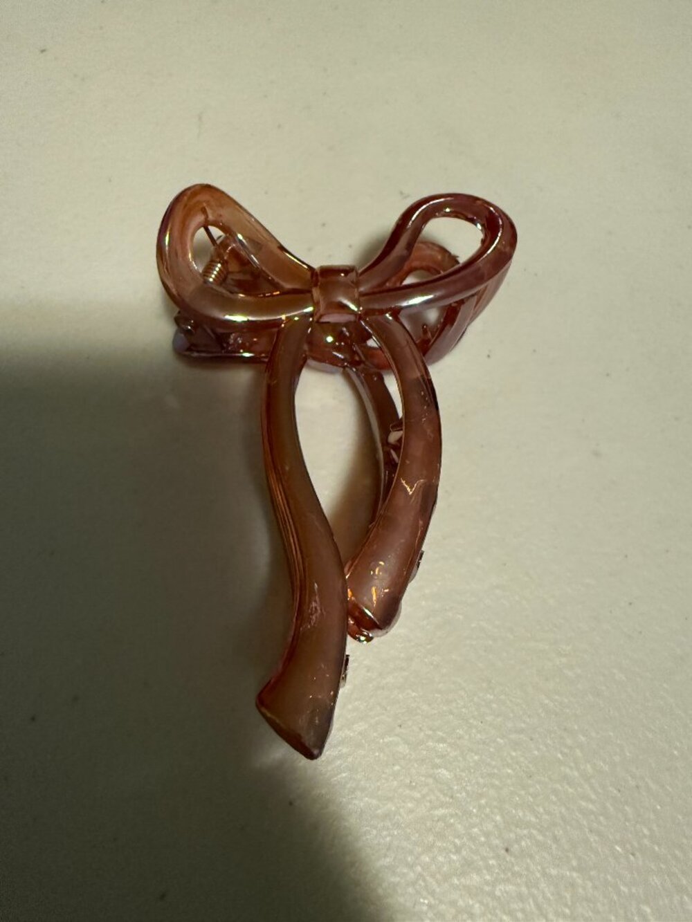 Brown Bow Claw Clip Hair Accessory